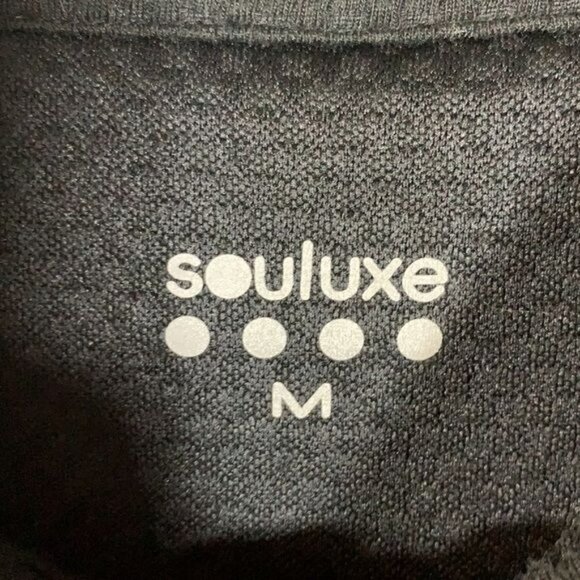 Souluxe Black Long Sleeve Textured Fabric Roll Neck Sweater, Sz Medium - Picture 3 of 5